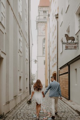 Elopement Wedding in Passau, Herbsthochzeit fotografiert von Martina Feicht Fotografie