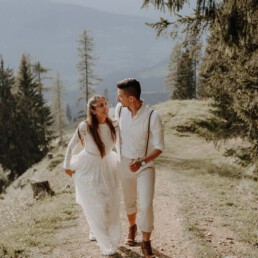 Afterwedding- Shooting in Werfenweng in Österreich fotografiert von Martina Feicht Fotografie