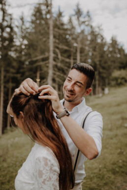 Afterwedding- Shooting in Werfenweng in Österreich fotografiert von Martina Feicht Fotografie