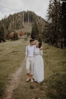 Afterwedding- Shooting in Werfenweng in Österreich fotografiert von Martina Feicht Fotografie