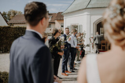 Standesamtliche Trauung im Benediktinerkloster Metten in der Nähe von Deggendorf fotografiert von Martina Feicht Fotografie